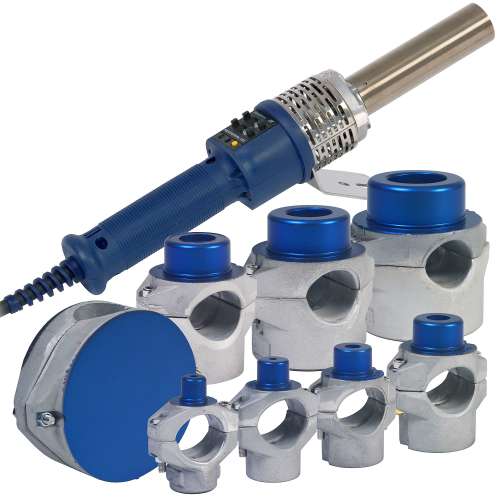 DYTRON D04967 Set P-4b 650W TW Plus PROFI blue (16-63, 100) полипропиленовый паяльник с насадками
