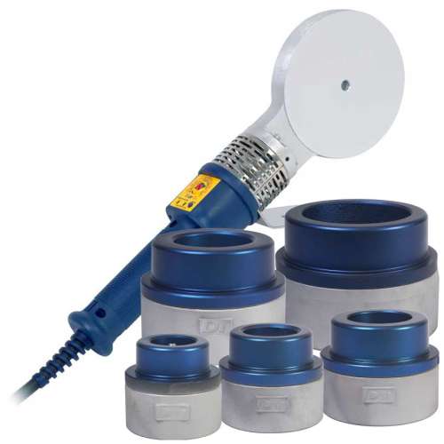 DYTRON D38256 Set P-4a 1200W TW PROFI blue (63-125) паяльник для труб с насадками