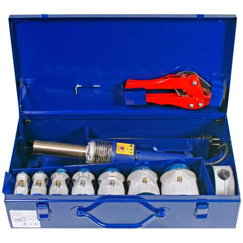 DYTRON D04105 Set P-4a 650W TW PROFI blue (16-63, 100) утюг для спайки пластиковых труб
